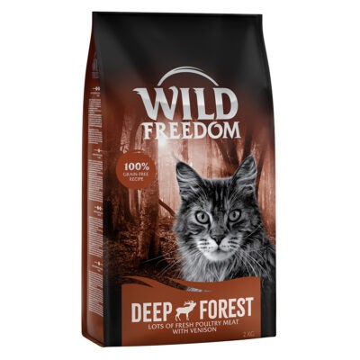 3x2kg Wild Freedom gabomanetes macska szárazeledel -Adult Deep Forest - szarvas - Kisállat kiegészítők webáruház - állateledelek