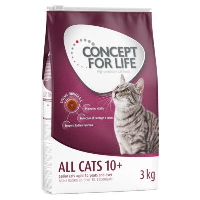 3x3kg Concept for Life All Cats 10+ száraz macskatáp - Kisállat kiegészítők webáruház - állateledelek