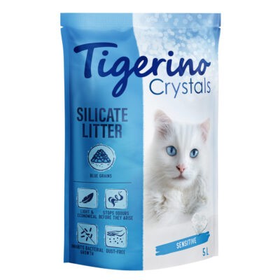 3x5l Tigerino Crystals Fun kek tarka macskaalom - Kisállat kiegészítők webáruház - állateledelek