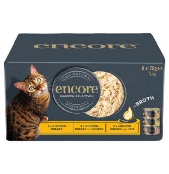 48x70g Encore csirkeválogatás (3 fajtával) konzerv nedves macskatáp - Kisállat kiegészítők webáruház - állateledelek
