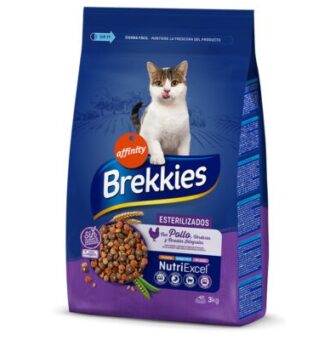 4x3kg Brekkies Sterilised száraz macskatáp - Kisállat kiegészítők webáruház - állateledelek