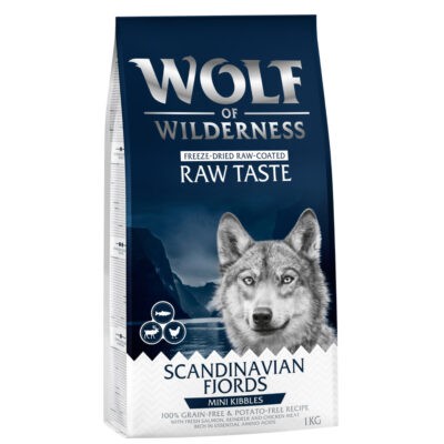 5kg Wolf of Wilderness - mini krokettek száraz kutyatáp Scandinavia - rénszarvas