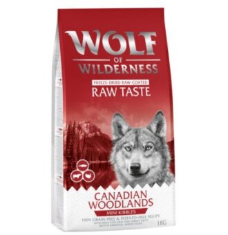 5kgWolf of Wilderness - mini krokettek száraz kutyatáp- Canadian Woodlands - marha
