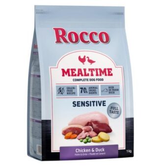 5x1kg Rocco Mealtime Sensitive - csirke & kacsa száraz kutyatáp - Kisállat kiegészítők webáruház - állateledelek