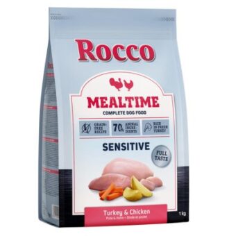5x1kg  Rocco Mealtime Sensitive - pulyka & csirke száraz kutyatáp - Kisállat kiegészítők webáruház - állateledelek