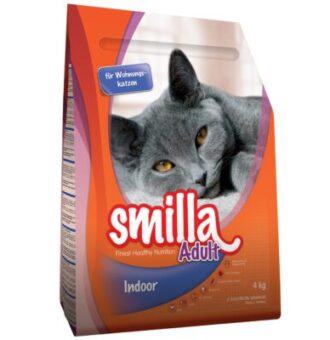2x4kg Smilla Adult Indoor száraz macskatáp - Kisállat kiegészítők webáruház - állateledelek