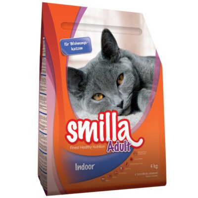 2x4kg Smilla Adult Indoor száraz macskatáp - Kisállat kiegészítők webáruház - állateledelek