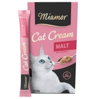 66x15g Miamor Cat Snack malátakrém macskasnack - Kisállat kiegészítők webáruház - állateledelek