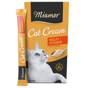 66x15g Miamor Cat Snack multivitamin krém macskasnack - Kisállat kiegészítők webáruház - állateledelek