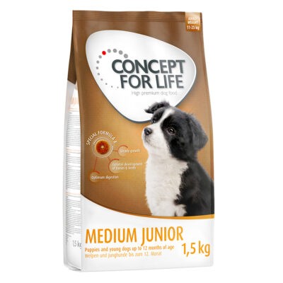 6kg Medium Junior Junior Concept for Life kutyaeledel száraz - Kisállat kiegészítők webáruház - állateledelek
