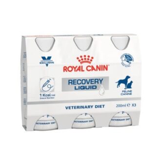 3x200ml Royal Canin Veterinary Recovery Liquid nedvestáp macskáknak/kutyáknak - Kisállat kiegészítők webáruház - állateledelek