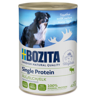 12x400g Bozita Single Protein Paté jávorszarvas nedves kutyatáp - Kisállat kiegészítők webáruház - állateledelek