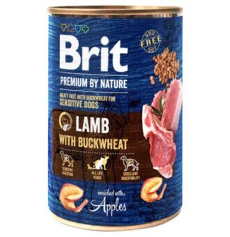 6x400g  Brit Premium by Nature gazdaságos csomag nedves kutyatáp - Bárány hajdinával - Kisállat kiegészítők webáruház - állateledelek