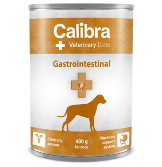 12x400g Calibra Veterinary Diet Dog Gastrointestinal lazac nedves kutyatáp - Kisállat kiegészítők webáruház - állateledelek