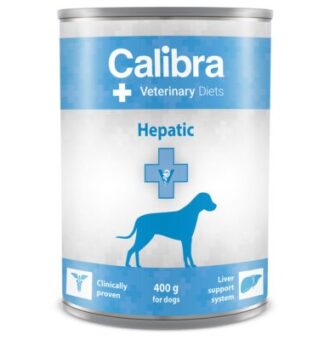 12x400g Calibra Veterinary Diet Dog Hepatic csirke nedves kutyatáp - Kisállat kiegészítők webáruház - állateledelek