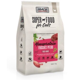 2x7kg MAC's Superfood for Cats Adult Monoprotein ló száraz macskatáp - Kisállat kiegészítők webáruház - állateledelek