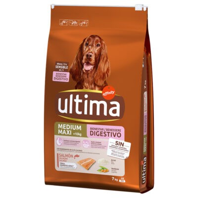 2x7kg Ultima Medium/Maxi Sensitive lazac  száraz kutyatáp - Kisállat kiegészítők webáruház - állateledelek