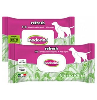 Inodorina Klórhexidin törlőkendők kutyáknak 12x40db - Kisállat kiegészítők webáruház - állateledelek