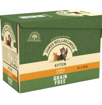 James Wellbeloved Kitten Grain Free pulyka - 24 x 85 g - Kisállat kiegészítők webáruház - állateledelek