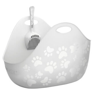 LitterLocker® Litter Box alomtálca macskáknak-fehér - Kisállat kiegészítők webáruház - állateledelek