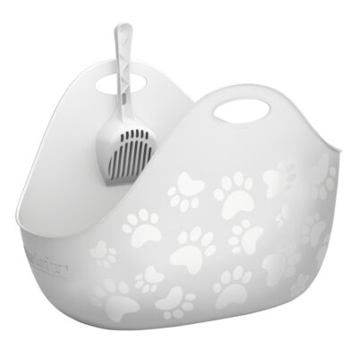LitterLocker® Litter Box alomtálca macskáknak-fehér - Kisállat kiegészítők webáruház - állateledelek