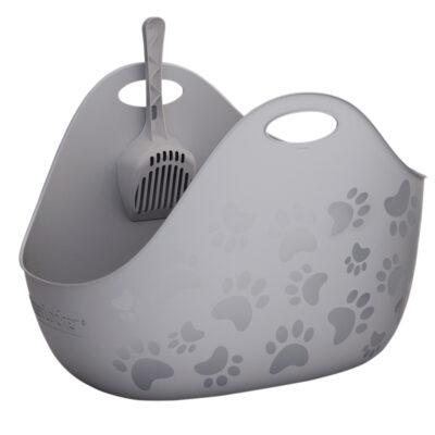 LitterLocker® Litter Box alomtálca macskáknak-szürke - Kisállat kiegészítők webáruház - állateledelek