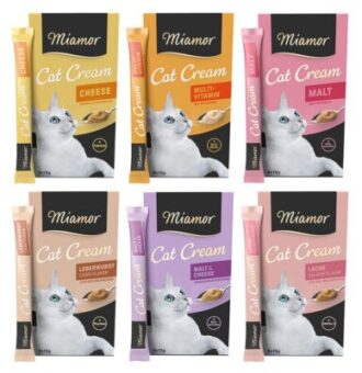 Miamor Cat Snack jutalomfalat macskáknak 6 fajta vegyes csomagban 70 x 15 g - Kisállat kiegészítők webáruház - állateledelek