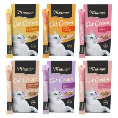 Miamor Cat Snack jutalomfalat macskáknak 6 fajta vegyes csomagban 70 x 15 g - Kisállat kiegészítők webáruház - állateledelek