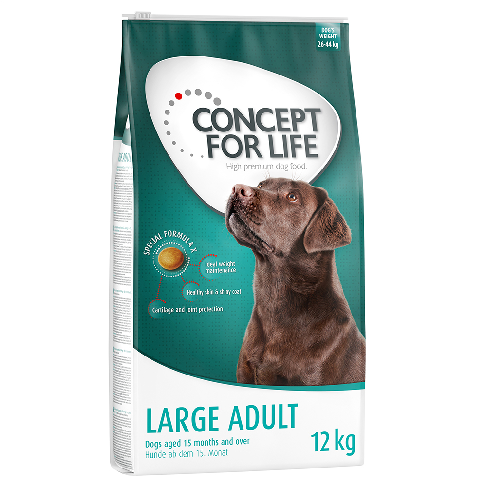 2x12kg Concept for Life Large Adult száraz kutyatáp - Kisállat kiegészítők webáruház - állateledelek