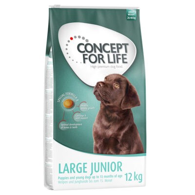 2x12kg Concept for Life Large Junior száraz kutyatáp - Kisállat kiegészítők webáruház - állateledelek
