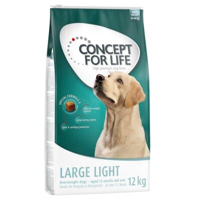 2x12kg Concept for Life Large Light száraz kutyatáp - Kisállat kiegészítők webáruház - állateledelek