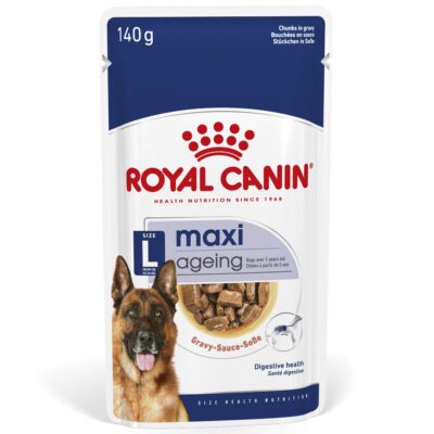 20x140g Royal Canin Maxi Ageing 8+ szószban nedves kutyatáp - Kisállat kiegészítők webáruház - állateledelek