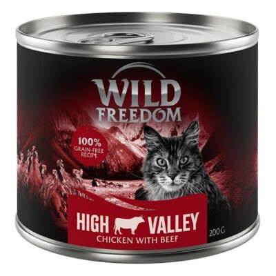 24x200g Wild Freedom Adult nedves macskatáp- Farmlands - marha & csirke - Kisállat kiegészítők webáruház - állateledelek
