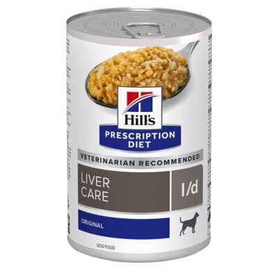 12x370g Hill´s Prescription Diet Canine l/d Liver Care nedves kutyatáp - Kisállat kiegészítők webáruház - állateledelek