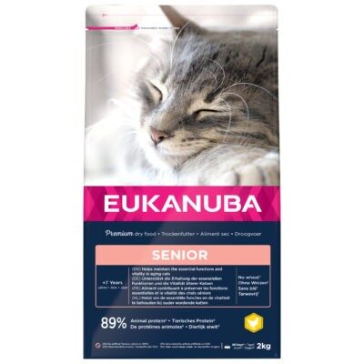 3x2kg Eukanuba Top Condition 7+ Senior száraz macskatáp - Kisállat kiegészítők webáruház - állateledelek