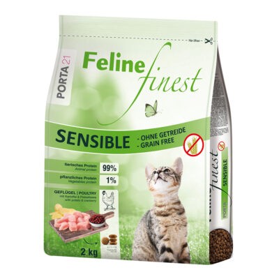 2kg Porta 21 Feline Finest Sensible - gabonamentes száraz macskatáp - Kisállat kiegészítők webáruház - állateledelek