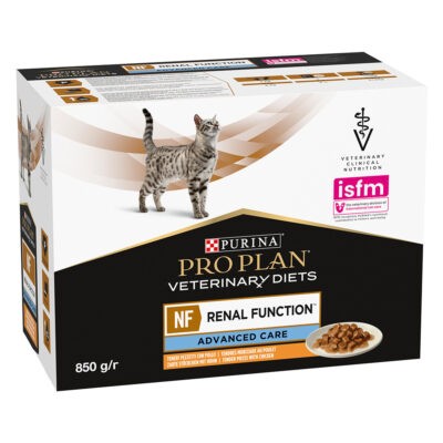 2x10x85g PURINA PRO PLAN Veterinary Diets Feline Renal Function Advance Care csirke nedves macskatáp - Kisállat kiegészítők webáruház - állateledelek