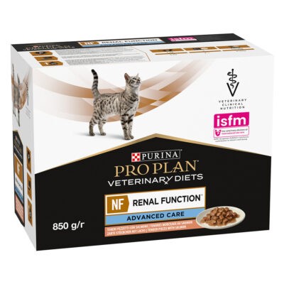 2x10x85g PURINA PRO PLAN Veterinary Diets Feline Renal Function Advance Care lazac nedves macskatáp - Kisállat kiegészítők webáruház - állateledelek
