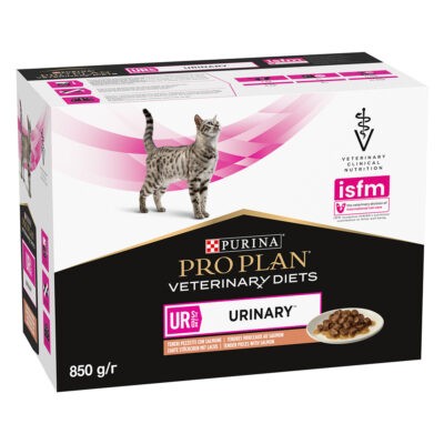 2x10x85g PURINA PRO PLAN Veterinary Diets Feline UR ST/OX - Urinary lazac nedves macskatáp - Kisállat kiegészítők webáruház - állateledelek