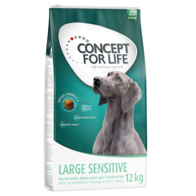 12kg Concept for Life Large Sensitive száraz kutyatáp - Kisállat kiegészítők webáruház - állateledelek