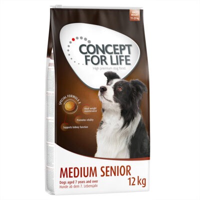 12kg Concept for Life Medium Senior száraz kutyatáp - Kisállat kiegészítők webáruház - állateledelek