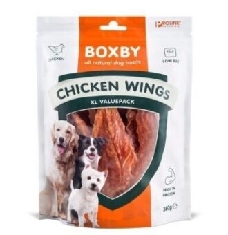 2x360g Boxby Csirkeszárnyak kutyasnack - Kisállat kiegészítők webáruház - állateledelek