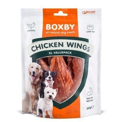 2x360g Boxby Csirkeszárnyak kutyasnack - Kisállat kiegészítők webáruház - állateledelek