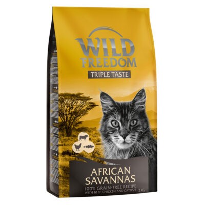 3x2kg Wild Freedom "African Savannas" - gabonamentes száraz macskatáp - Kisállat kiegészítők webáruház - állateledelek