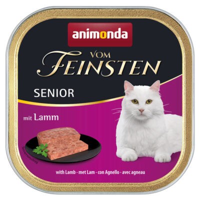 36x100g animonda vom Feinsten Senior nedves macskatáp-Bárány - Kisállat kiegészítők webáruház - állateledelek