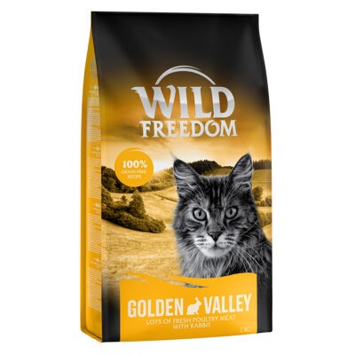 3x2kg Wild Freedom gabomanetes macska szárazeledel -Adult Golden Valley - nyúl - Kisállat kiegészítők webáruház - állateledelek
