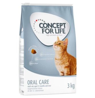 3x3kg Concept for Life Oral Care száraz macskatáp - Kisállat kiegészítők webáruház - állateledelek