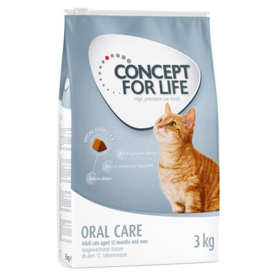 3x3kg Concept for Life Oral Care száraz macskatáp - Kisállat kiegészítők webáruház - állateledelek