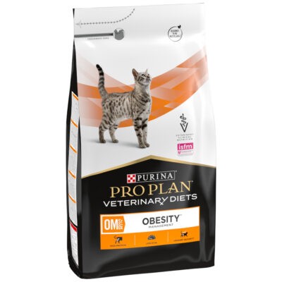2x5kg PURINA PRO PLAN Veterinary Diets Feline OM ST/OX - Obesity Management száraz macskatáp - Kisállat kiegészítők webáruház - állateledelek