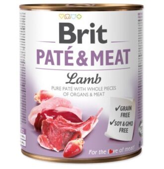 12x800g Brit Paté & Meat Adult nedves kutyatáp- Bárány - Kisállat kiegészítők webáruház - állateledelek